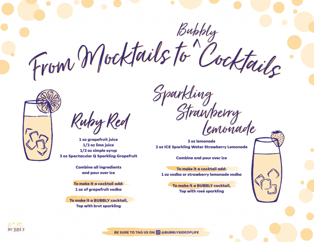May Holidays mixed drink recipes with an accompanying mocktail 