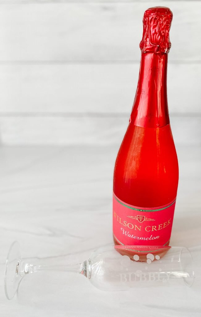 Wilson Creek Sparkling Watermelon wine perfect for all of your Watermelon Cocktails