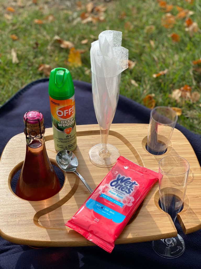 Bubbly picnic essentials with my #1 Tip-Bounce Dryer Sheets