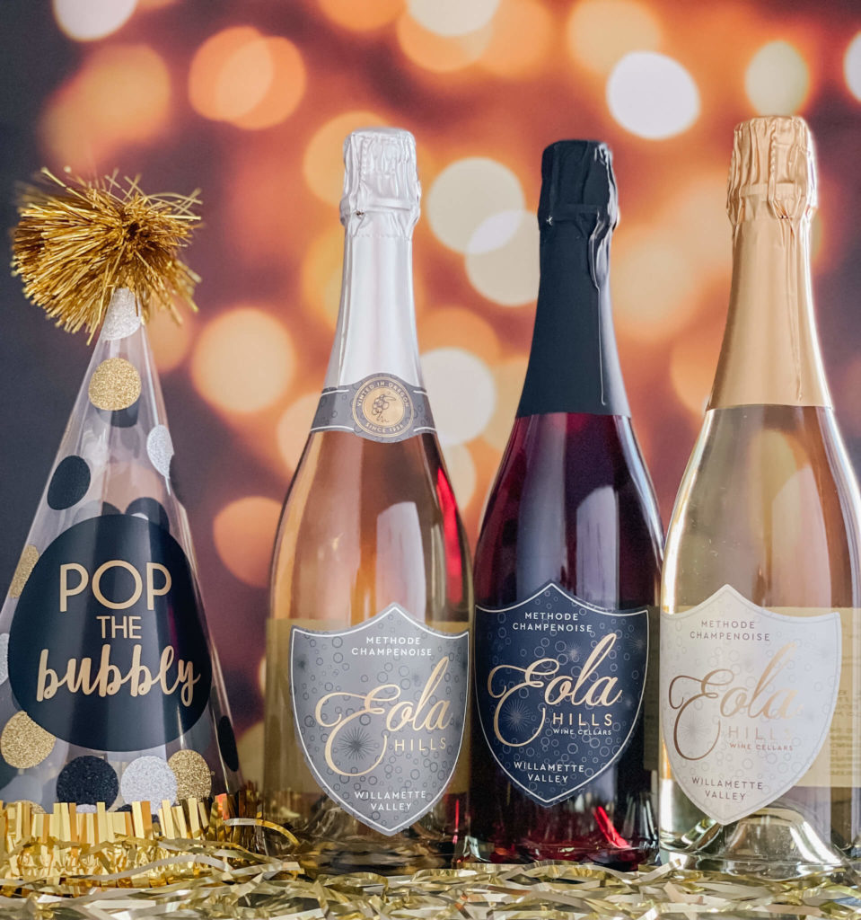 You can't ring in the new year without some Bubbly!  It's our New Year's Eve holiday bundle from Eola Hills!