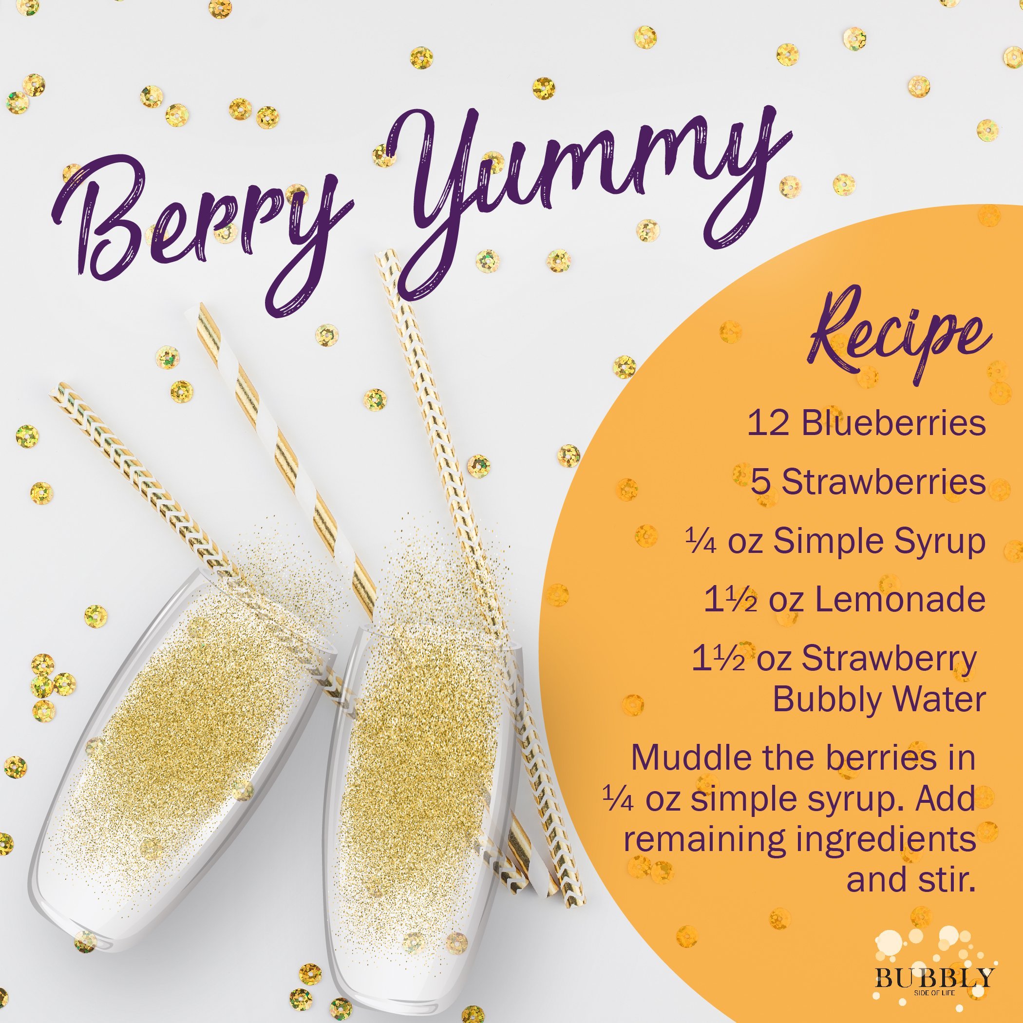 Berry Yummy Strawberry recipe card