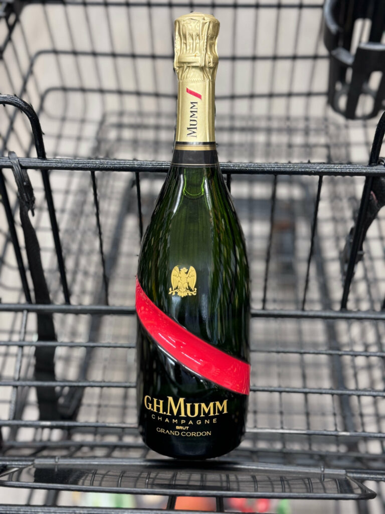 Our recommendations for the best grocery store champagne, G. H. Mumm.