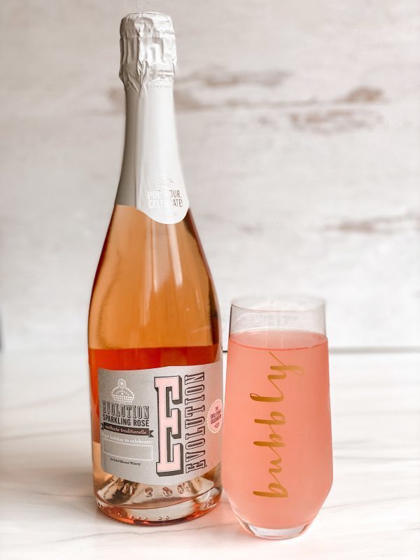 Sparkling rosé cocktails