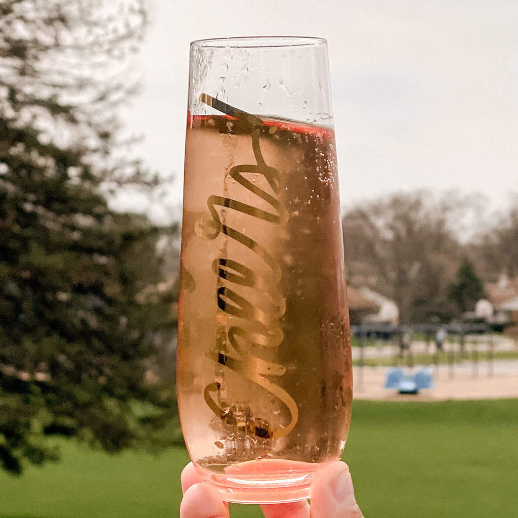 The perfect champagne cocktail to accompany the best Mother's Day Breakfast