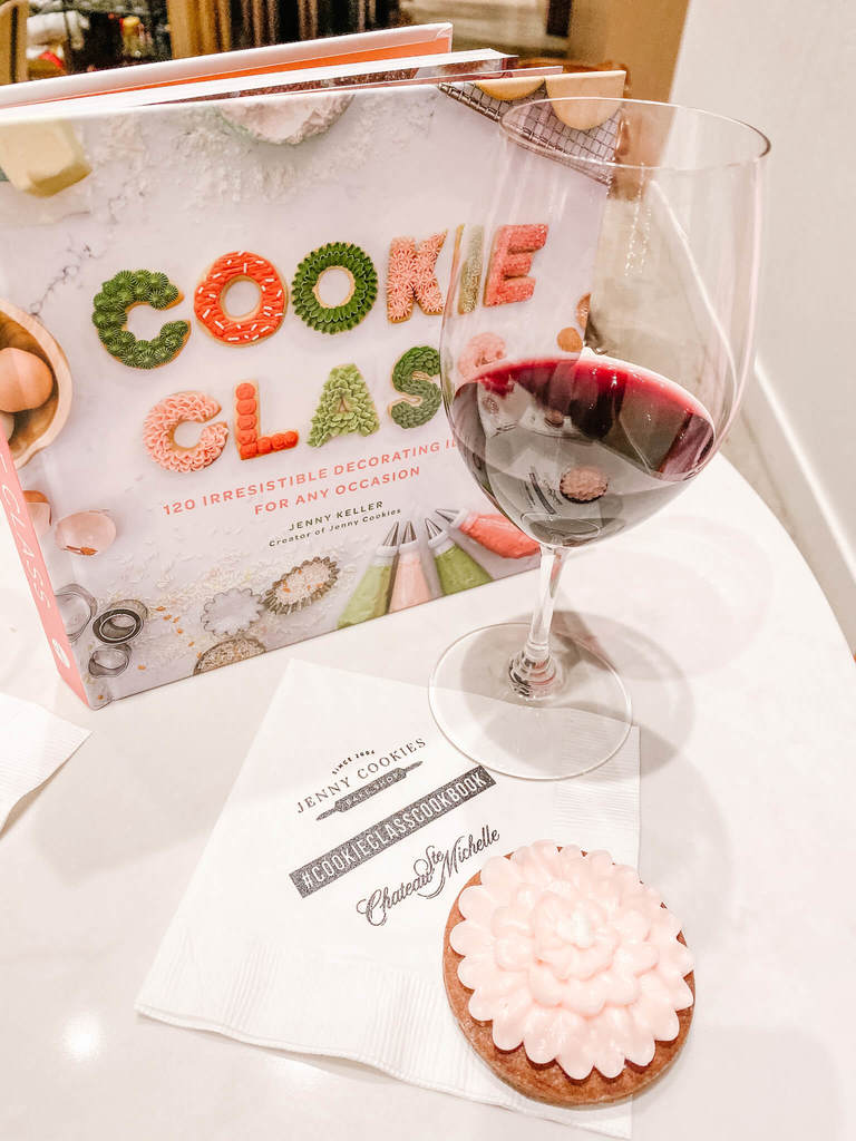 Launch party for Cookie Class at Chateau Ste. Michelle Winery in Woodinville, WA with a cookie and wine pairing.