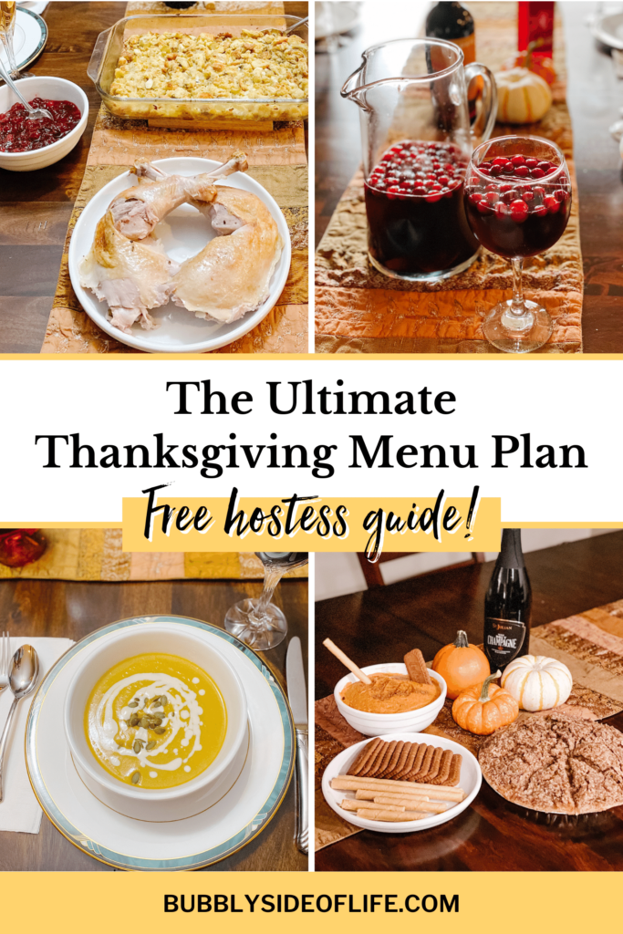 Get a free Thanksgiving hosting guide with a complete Thanksgiving menu list, drink ideas, side dishes, and hosting tips! Sign up to download and make your Thanksgiving so much easier.