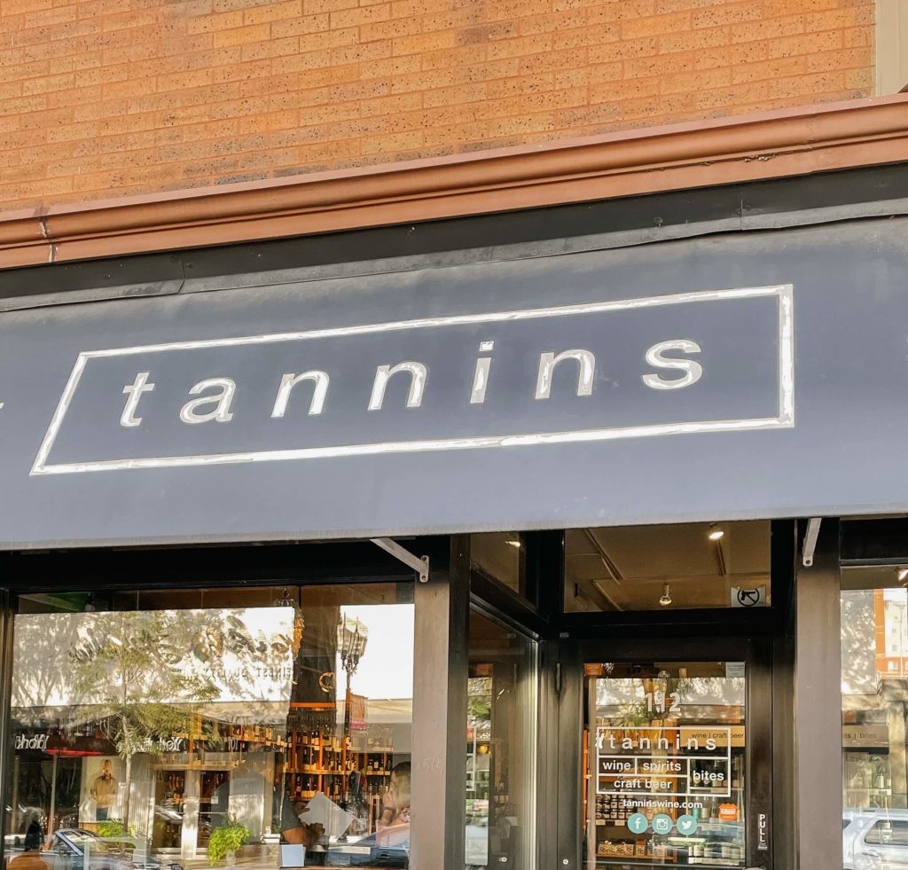 Tannins wine in Elmhurst, our partners for the Champagne Day tasting.