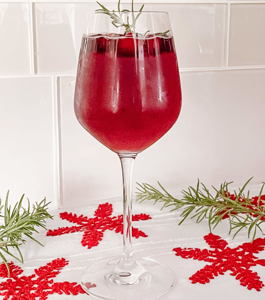 The perfect holiday sangria recipe.