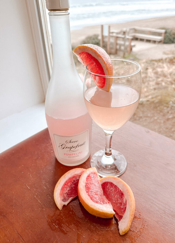 Grapefruit mimosas are a Bubbly Side of Life favorite!
