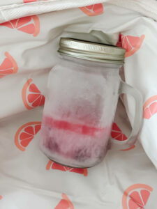 Frozen mason jar cocktails made this football tailgating menu so easy to pull off.